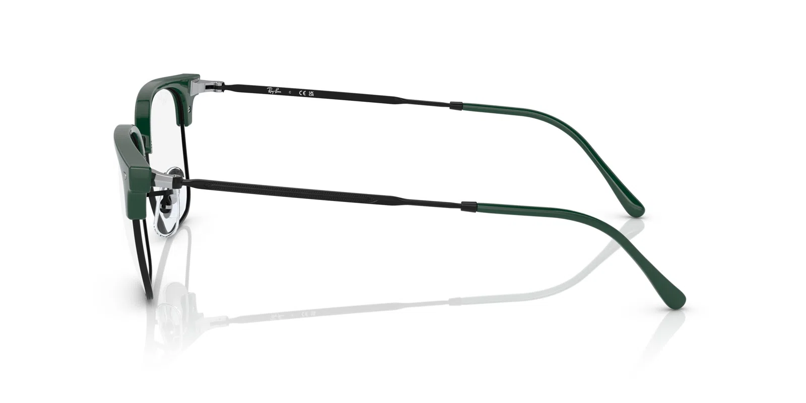 Ray-Ban New Clubmaster 7216 Eyeglasses - Blue On Gunmetal - view 56